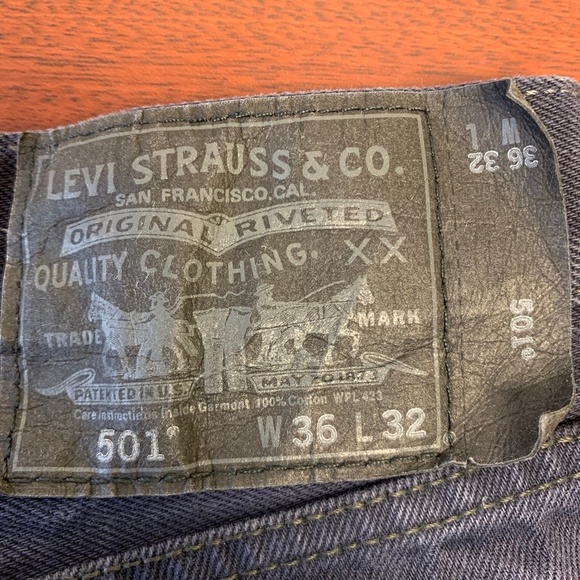 Vintage Acid Washed Men's 501 High-Rise Mom Jeans - Picture 7 of 7